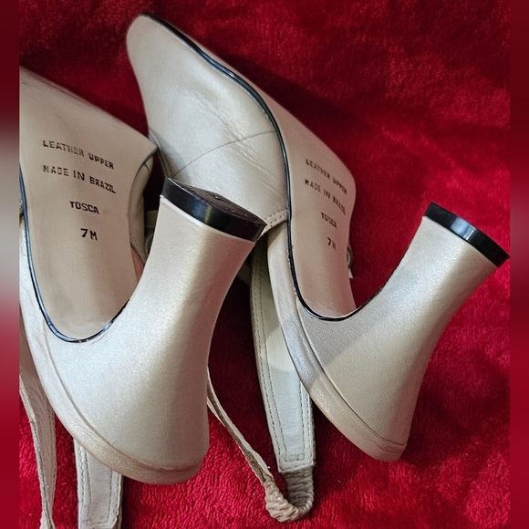 Franco Fortini Women's Taupe Slingback Shoes - Size 7 - Picture 5 of 6